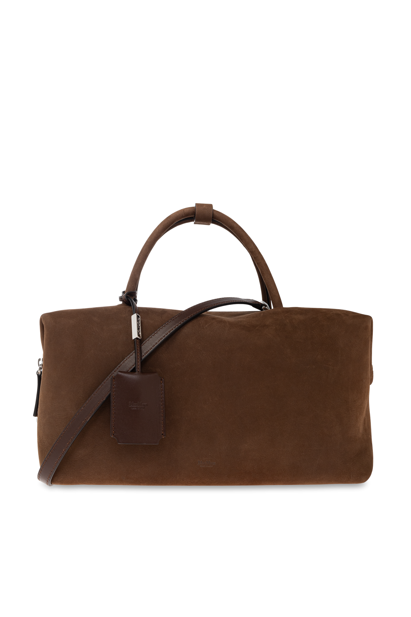 【関税&送料込み】Max Mara Holdalllsuede - Large Nubuck Le Brown Handbag `Holdall Large` Max Mara - Vitkac AS